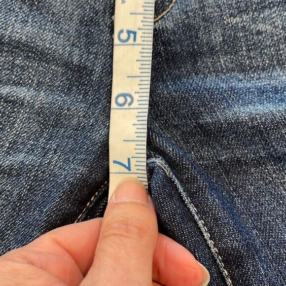 Adriano Goldschmied Women's Stilt Roll Up Cigarette Straight Jeans Blue Size 25R - Picture 10 of 11